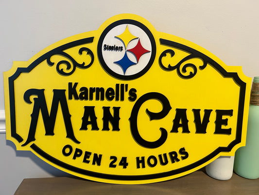 Customizable man cave sign